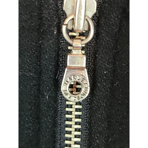 Harley-Davidson Milwaukee Women's (XX-S) Black & Green Wool Moto Biker Jacket - Picture 5 of 12